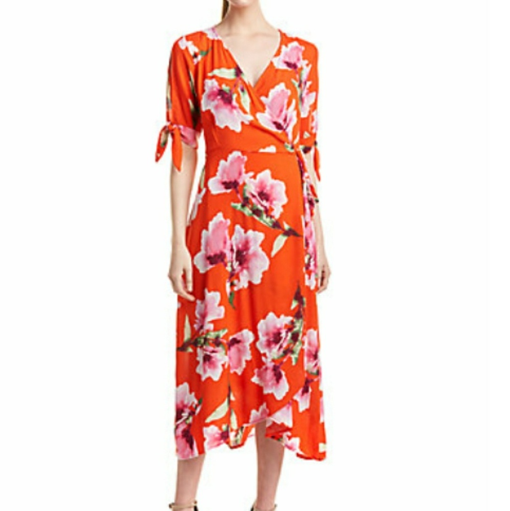 Gillie tie sleeve dress